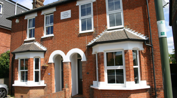 Timber Alternative Window installation in Egham, Surrey